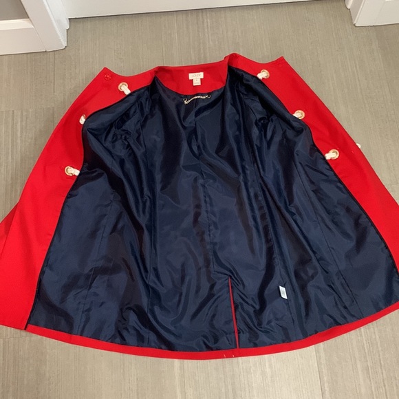 J.CREW red Trenchcoat - Picture 11 of 16